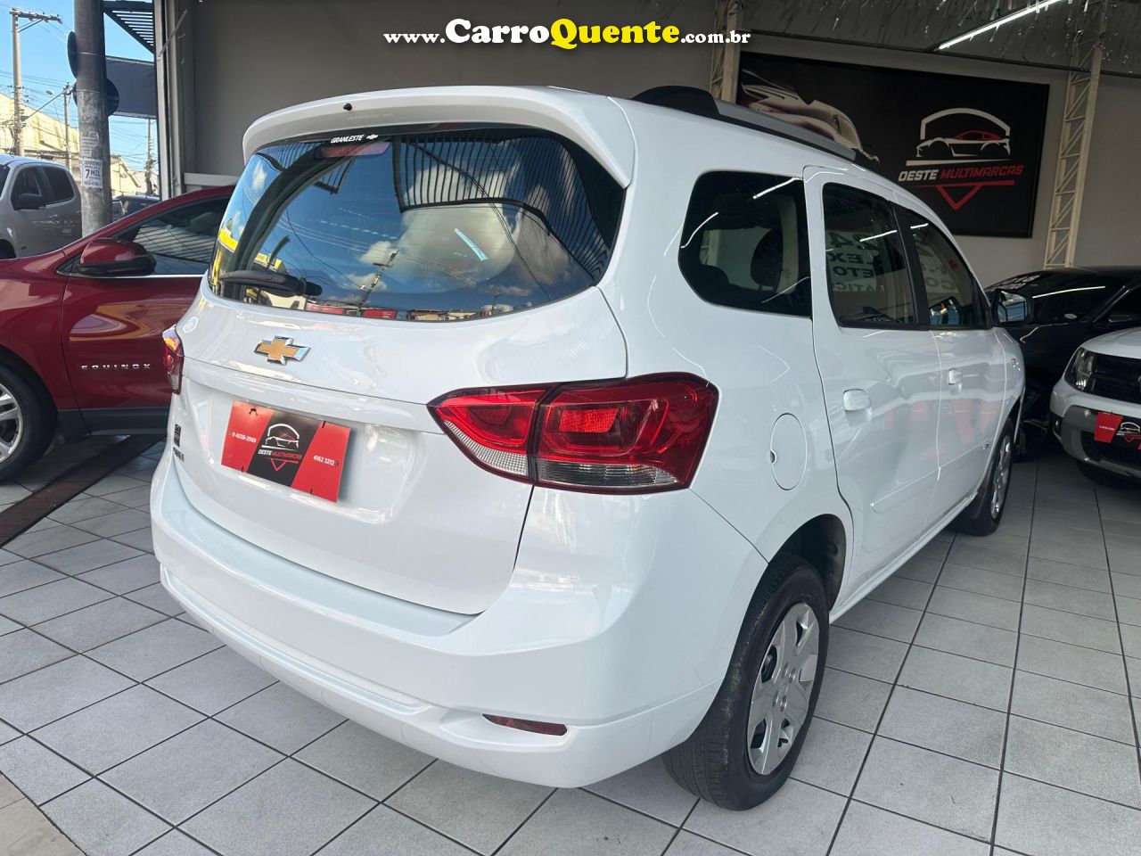 CHEVROLET   SPIN LS 1.8 8V ECONO.FLEX 5P AUT.   BRANCO 2024 1.8 FLEX - Loja