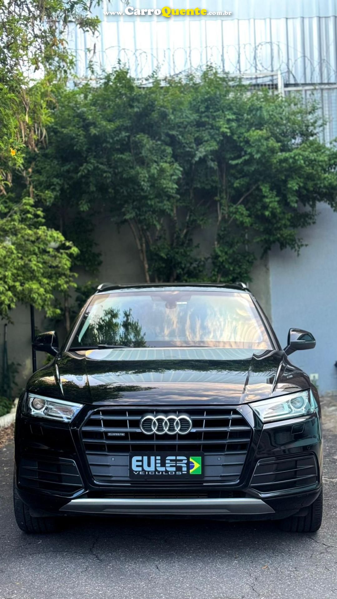 AUDI   Q5 ATTRACTION 2.0 TFSI QUATTRO S TRONIC   PRETO 2018 2.0 GASOLINA - Loja