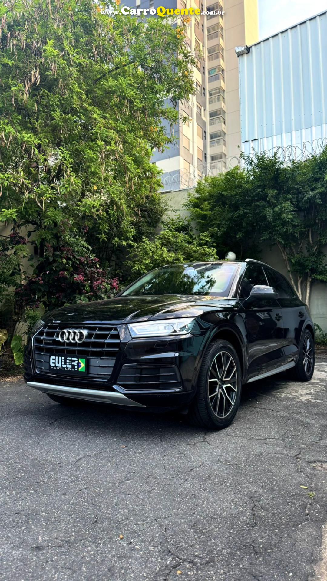 AUDI   Q5 ATTRACTION 2.0 TFSI QUATTRO S TRONIC   PRETO 2018 2.0 GASOLINA - Loja