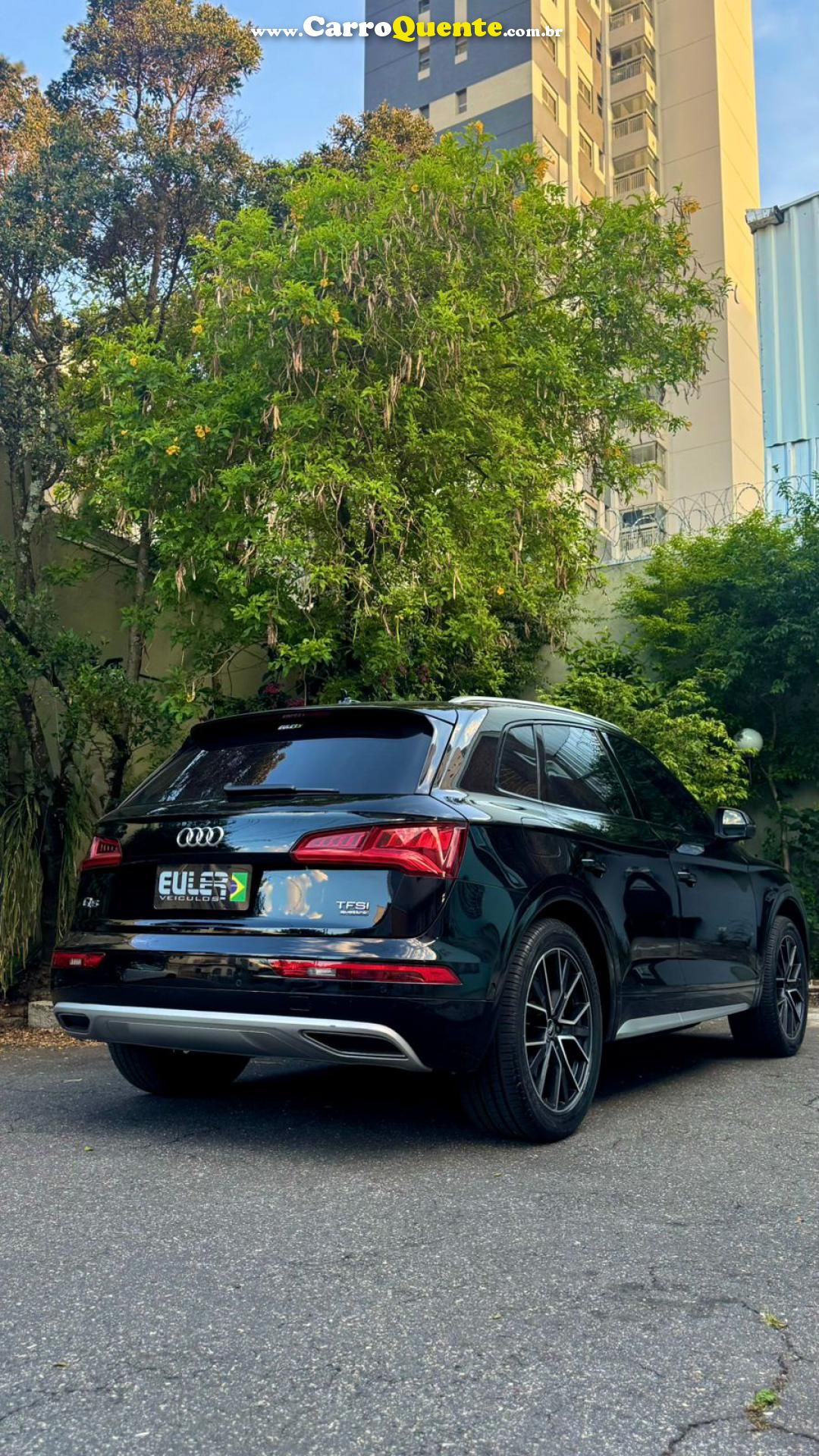 AUDI   Q5 ATTRACTION 2.0 TFSI QUATTRO S TRONIC   PRETO 2018 2.0 GASOLINA - Loja