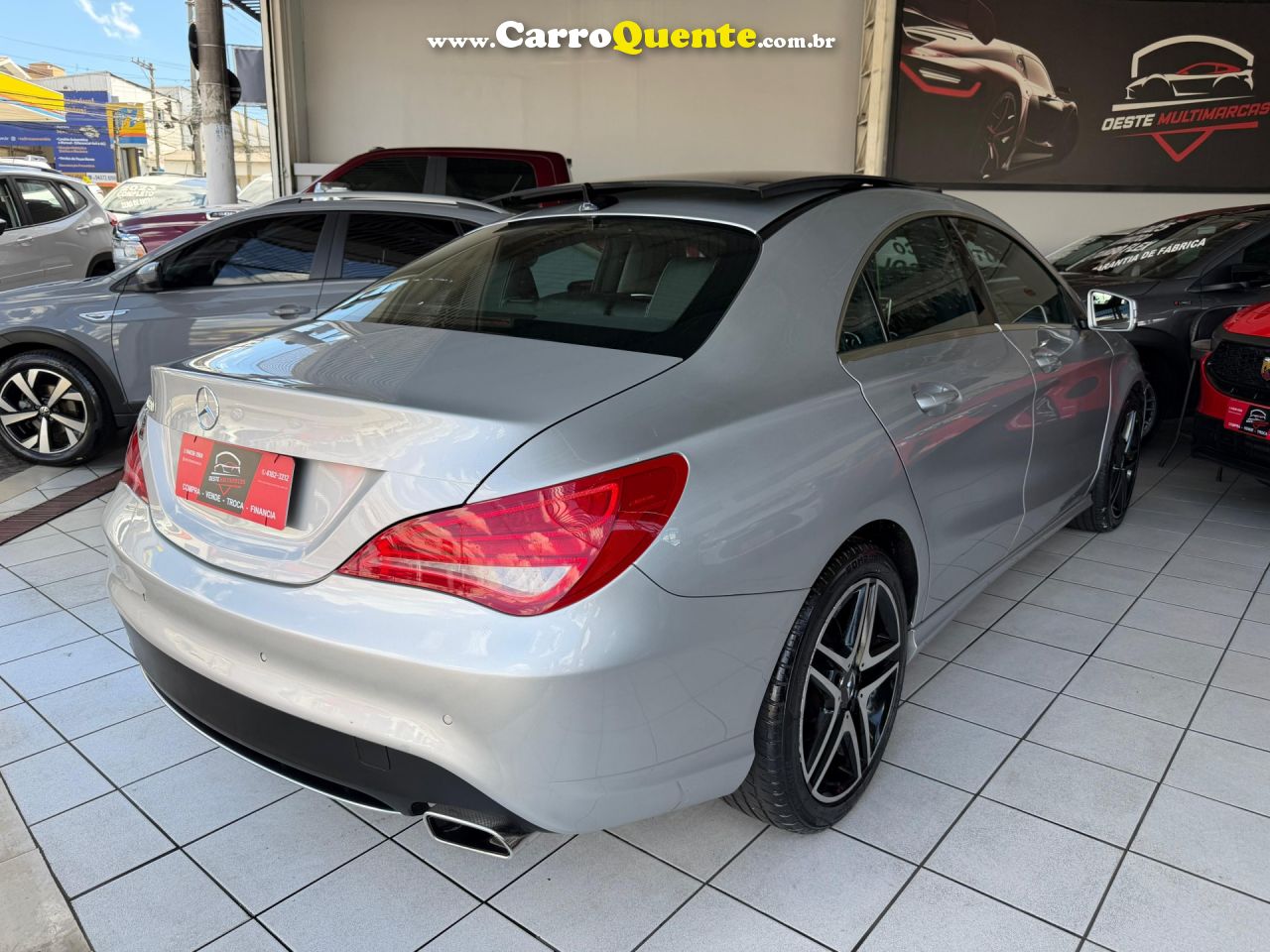 MERCEDES-BENZ   CLA-200 FIRST EDITION 1.6 TB 16V  AUT.   PRATA 2014 1.6 GASOLINA - Loja