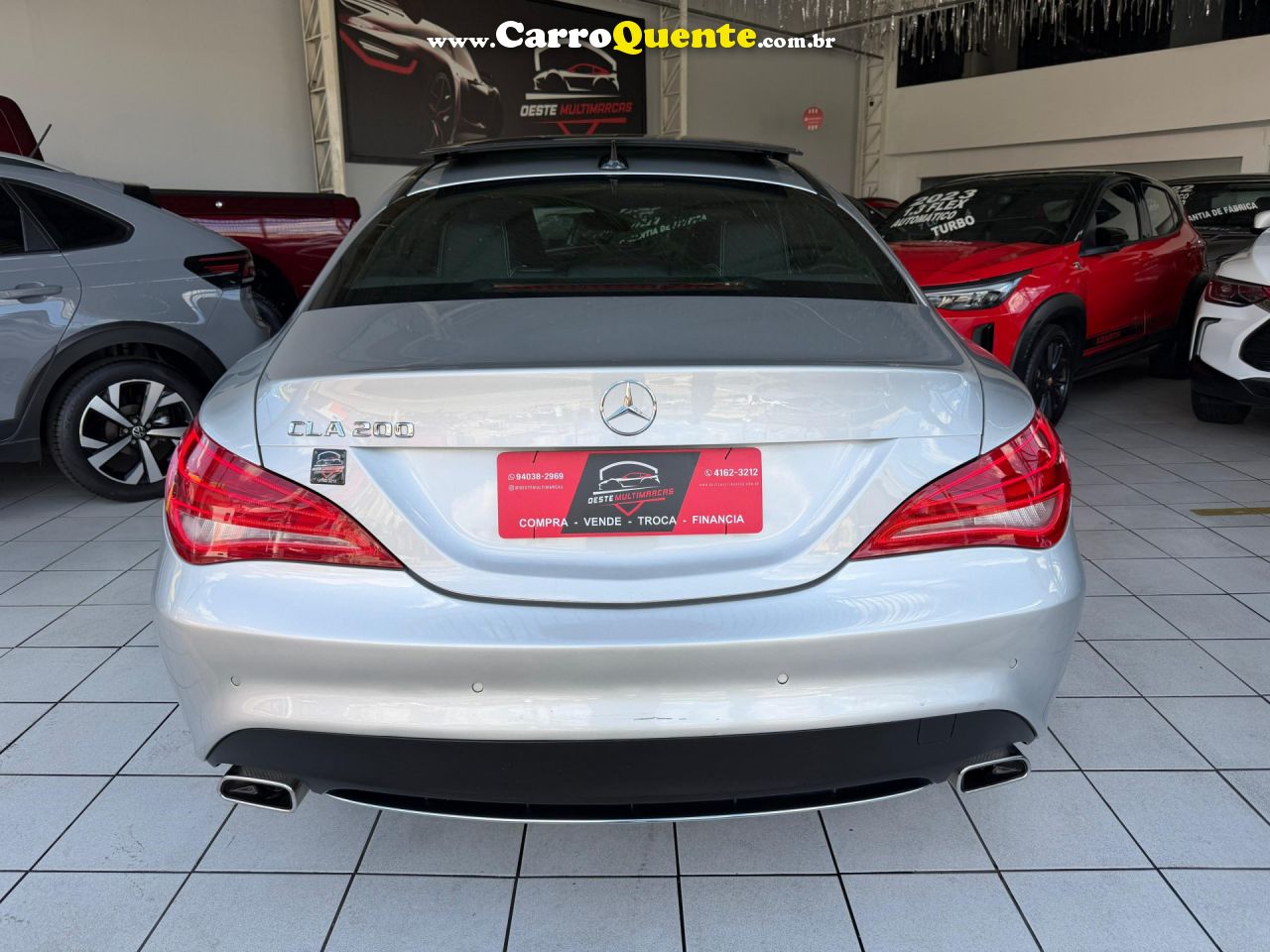 MERCEDES-BENZ   CLA-200 FIRST EDITION 1.6 TB 16V  AUT.   PRATA 2014 1.6 GASOLINA - Loja
