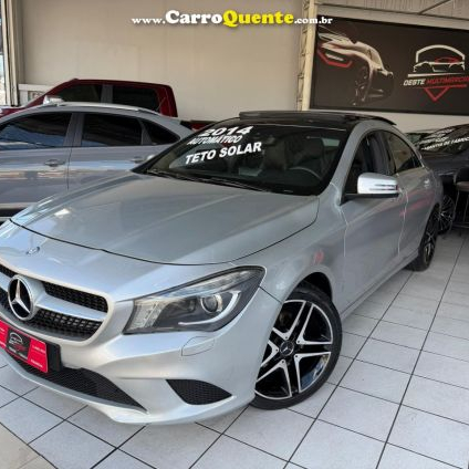 MERCEDES-BENZ   CLA-200 FIRST EDITION 1.6 TB 16V  AUT.   PRATA 2014 1.6 GASOLINA