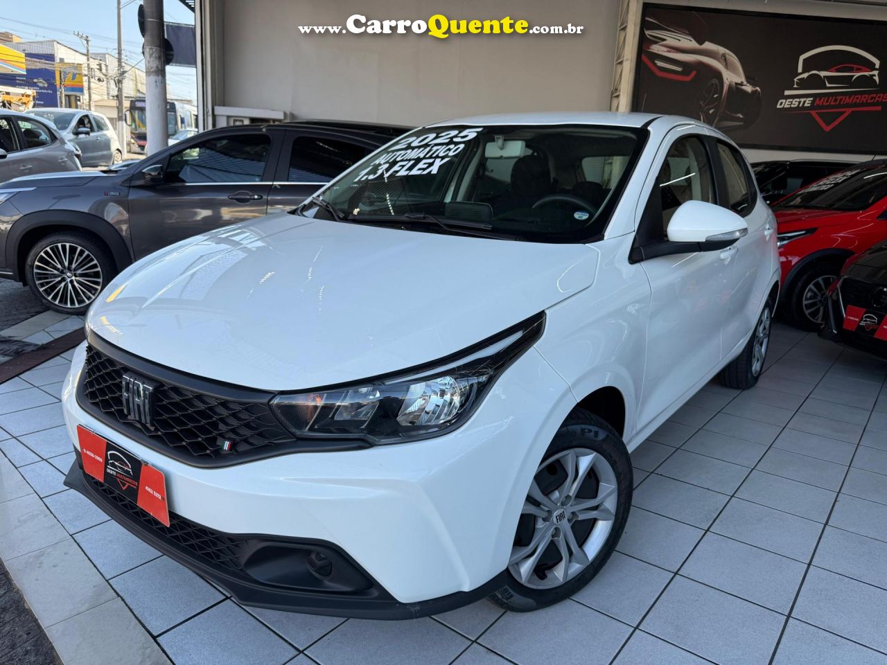FIAT   ARGO DRIVE 1.3 8V FLEX AUT.   BRANCO 2025 1.3 FLEX - Loja