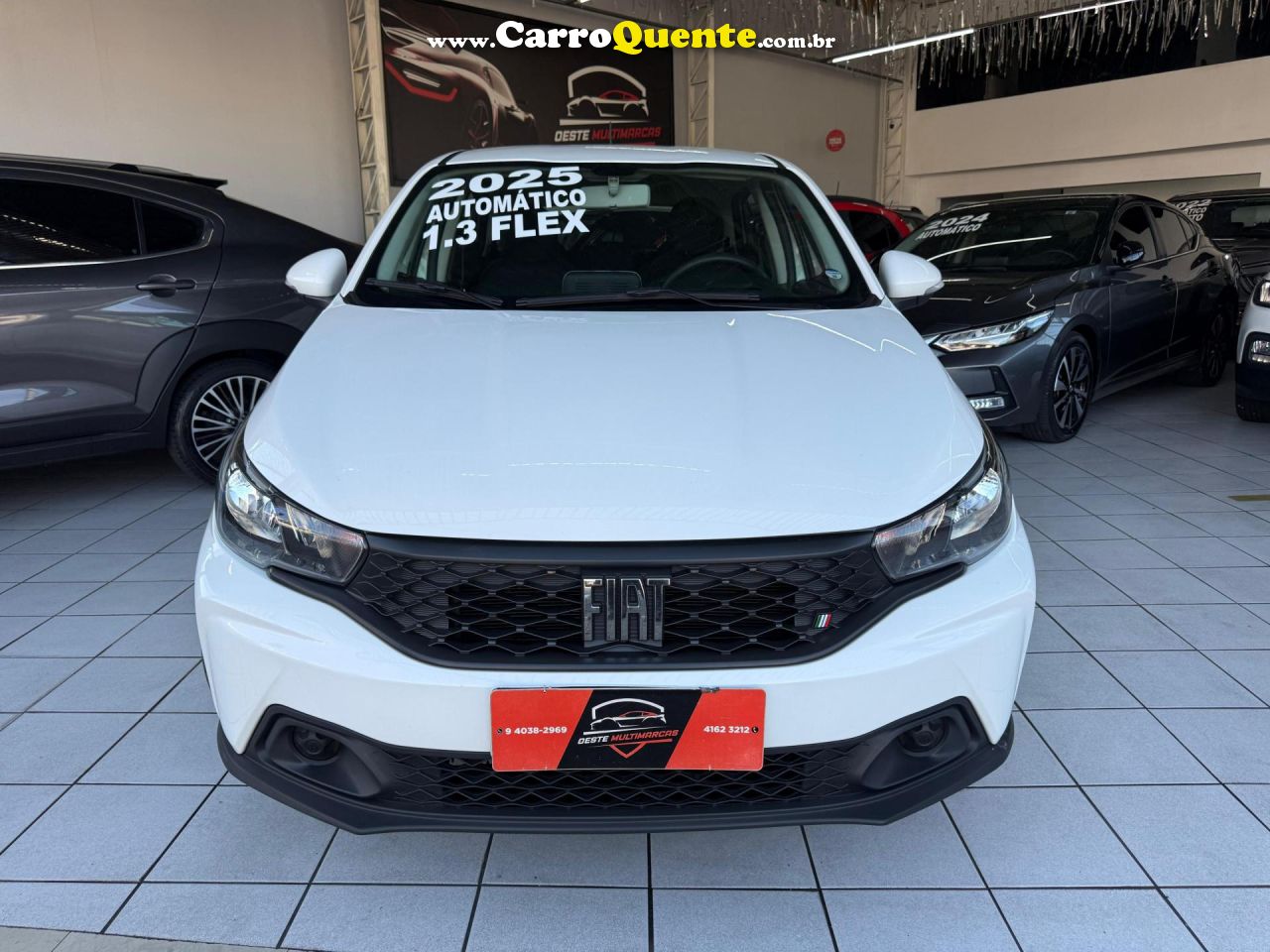 FIAT   ARGO DRIVE 1.3 8V FLEX AUT.   BRANCO 2025 1.3 FLEX - Loja