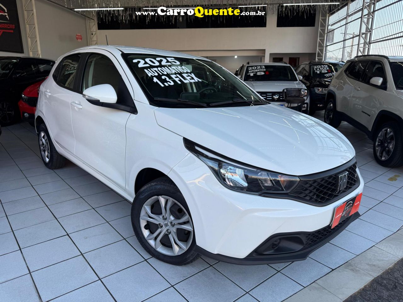FIAT   ARGO DRIVE 1.3 8V FLEX AUT.   BRANCO 2025 1.3 FLEX - Loja