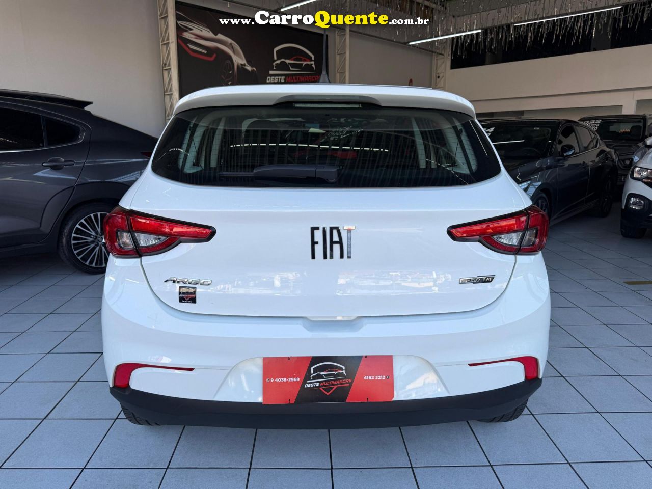 FIAT   ARGO DRIVE 1.3 8V FLEX AUT.   BRANCO 2025 1.3 FLEX - Loja