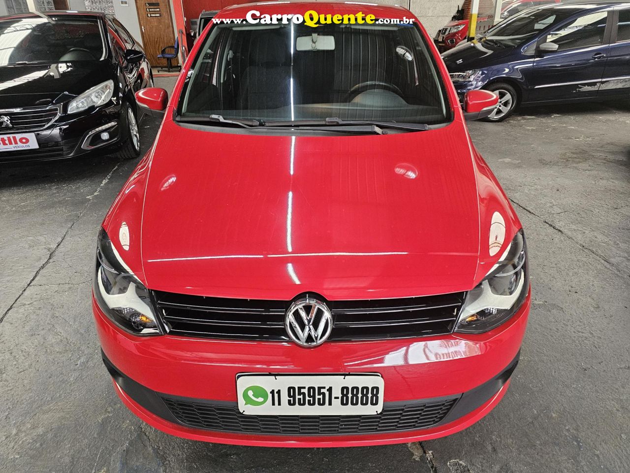 VOLKSWAGEN   FOX 1.0 MI TOTAL FLEX 8V 5P   VERMELHO 2014 1.0 FLEX - Loja