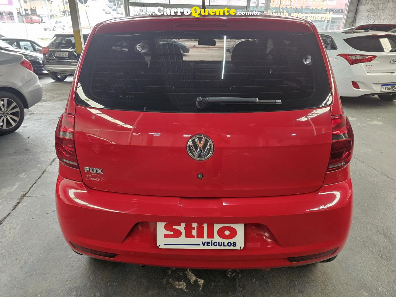 VOLKSWAGEN   FOX 1.0 MI TOTAL FLEX 8V 5P   VERMELHO 2014 1.0 FLEX - Loja