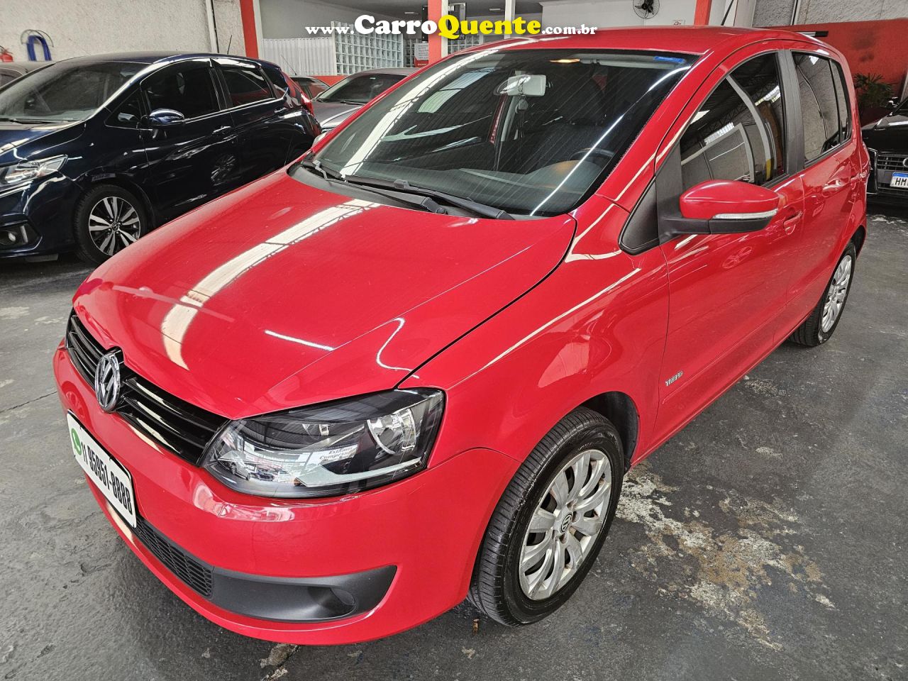VOLKSWAGEN   FOX 1.0 MI TOTAL FLEX 8V 5P   VERMELHO 2014 1.0 FLEX - Loja