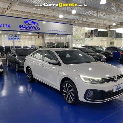 VOLKSWAGEN   VIRTUS HIGHLINE 200 TSI 1.0 FLEX 12V AUT   BRANCO 2023 1.0 FLEX