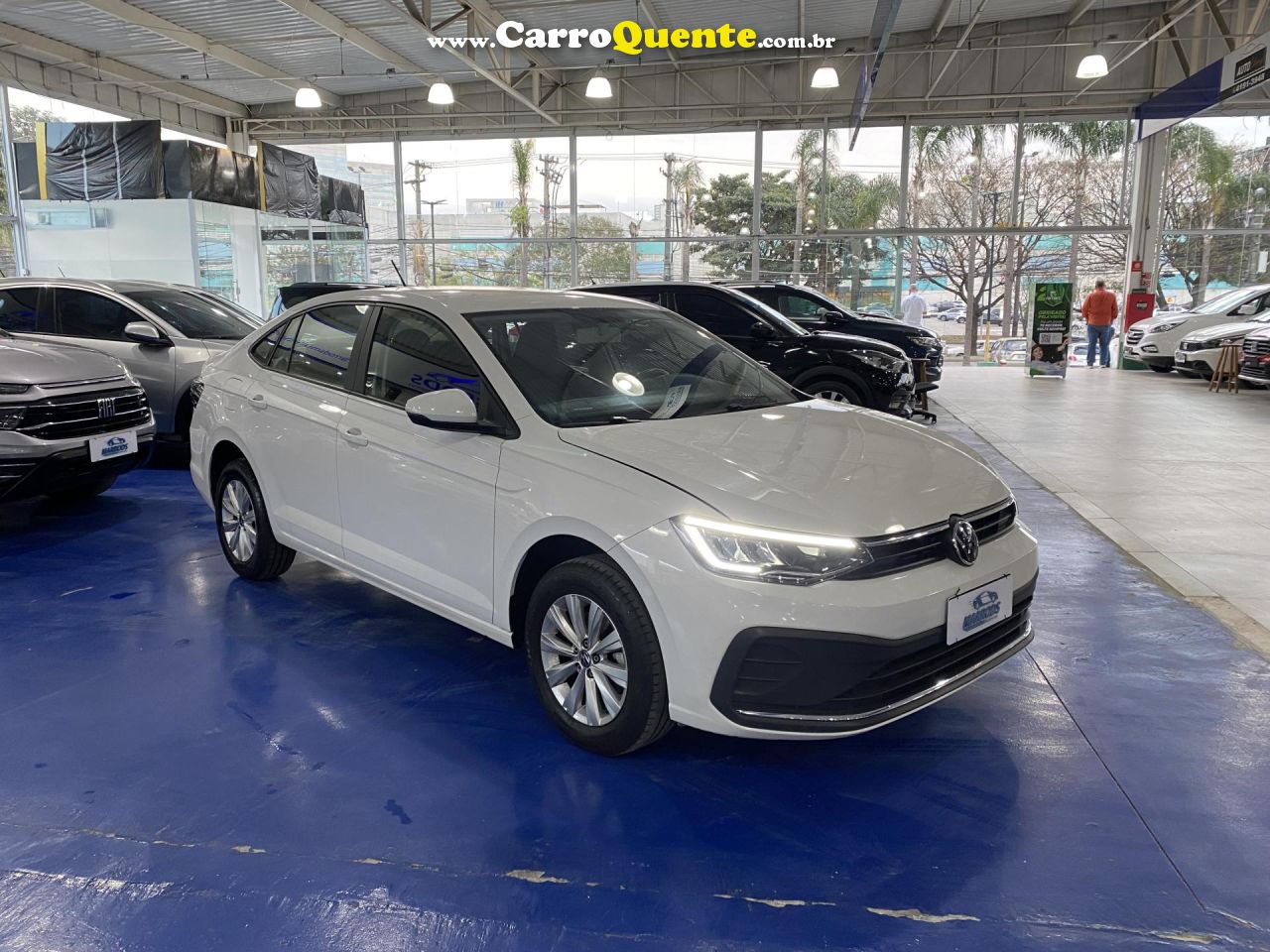 VOLKSWAGEN   VIRTUS TSI 1.0 FLEX 12V 4P AUT.   BRANCO 2024 1.0 FLEX - Loja