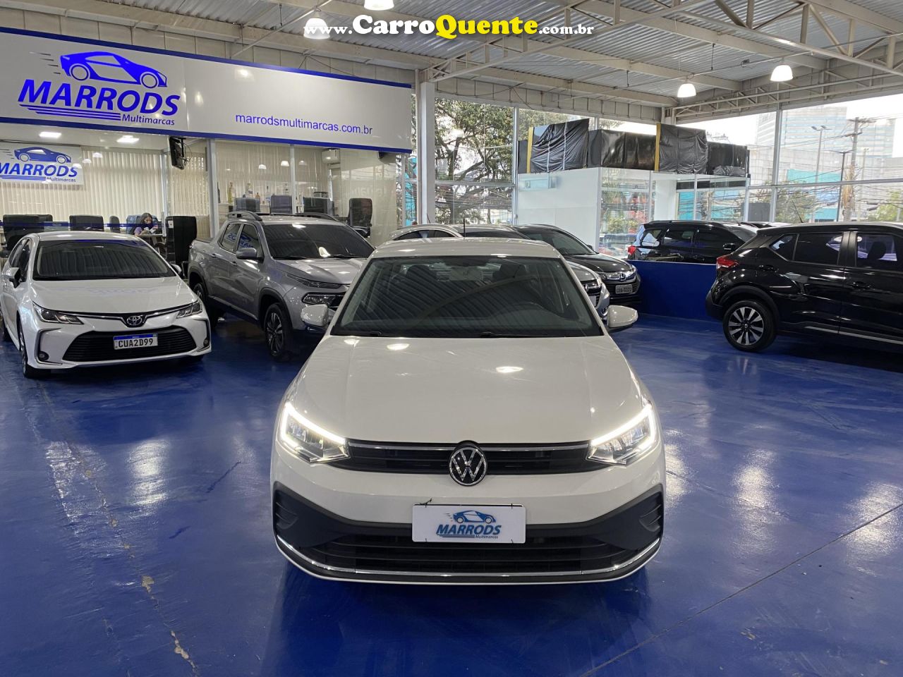 VOLKSWAGEN   VIRTUS TSI 1.0 FLEX 12V 4P AUT.   BRANCO 2024 1.0 FLEX - Loja
