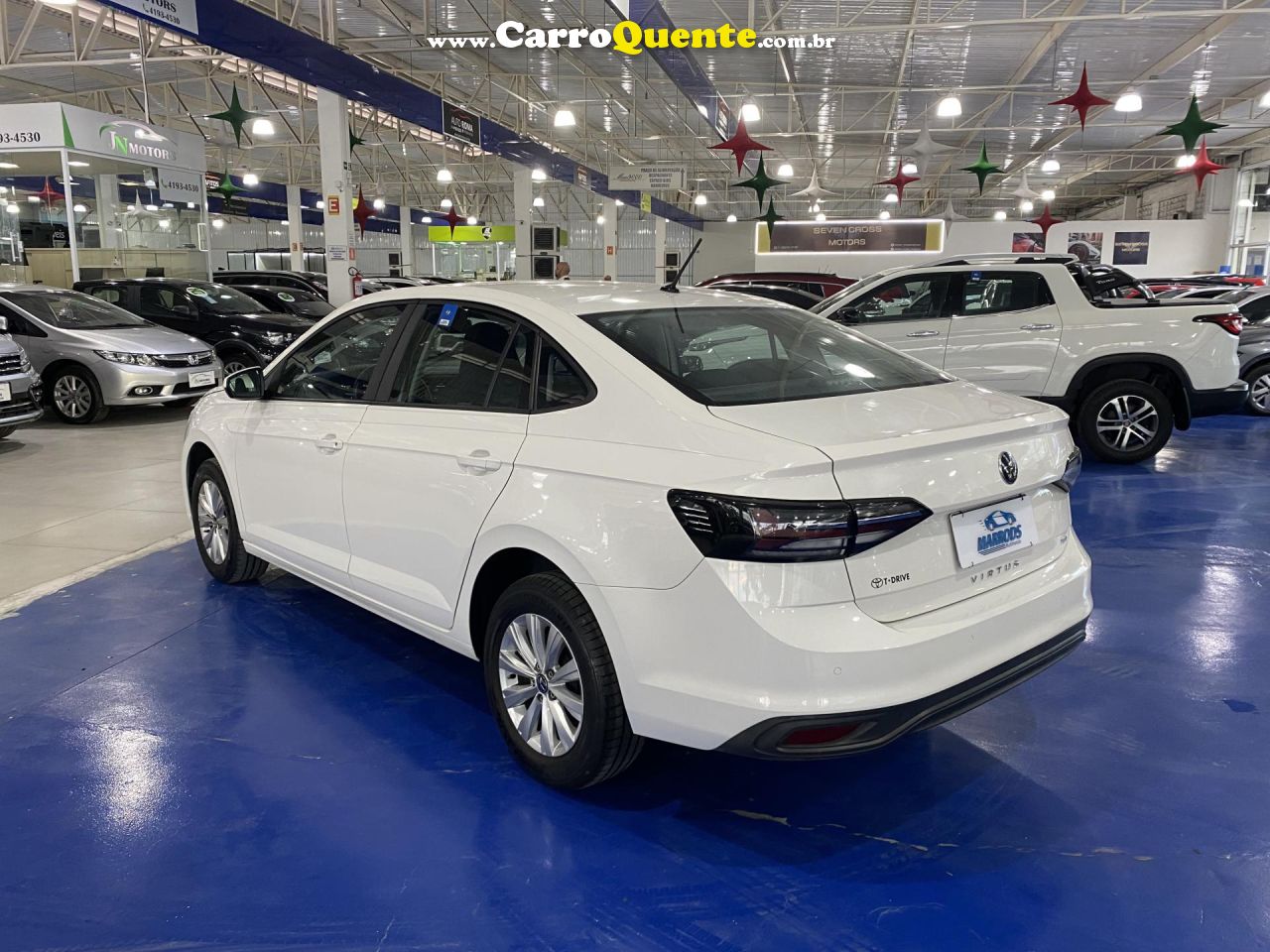 VOLKSWAGEN   VIRTUS TSI 1.0 FLEX 12V 4P AUT.   BRANCO 2024 1.0 FLEX - Loja