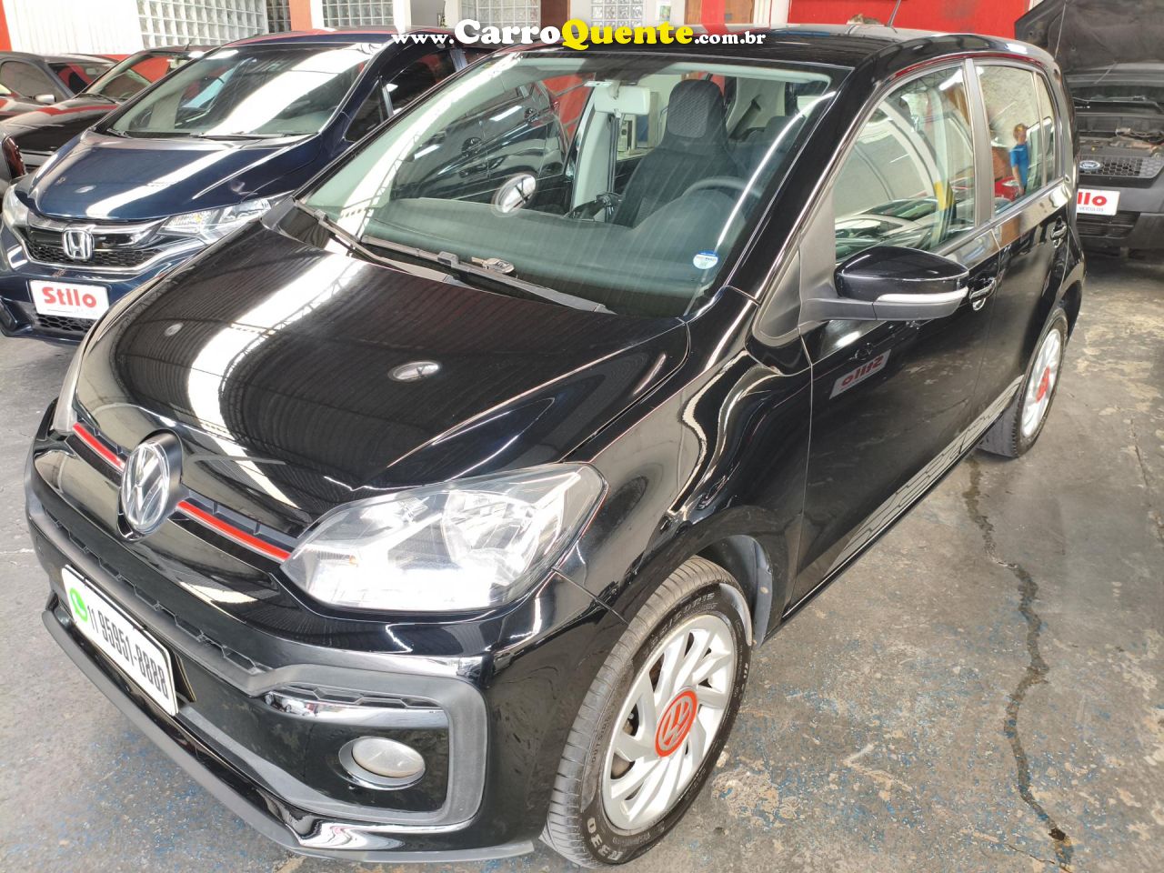 VOLKSWAGEN   UP! CONNECT 1.0 TSI TOTAL FLEX 12V 5P   PRETO 2020 1.0 FLEX - Loja