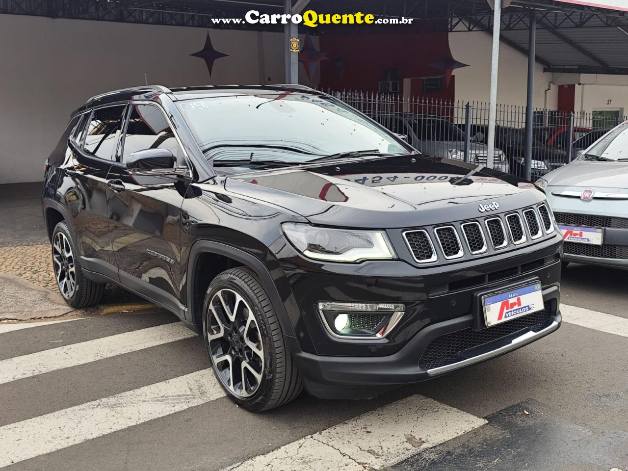 JEEP   COMPASS LIMITED 2.0 4X2 FLEX 16V AUT.   PRETO 2019 2.0 FLEX - Loja