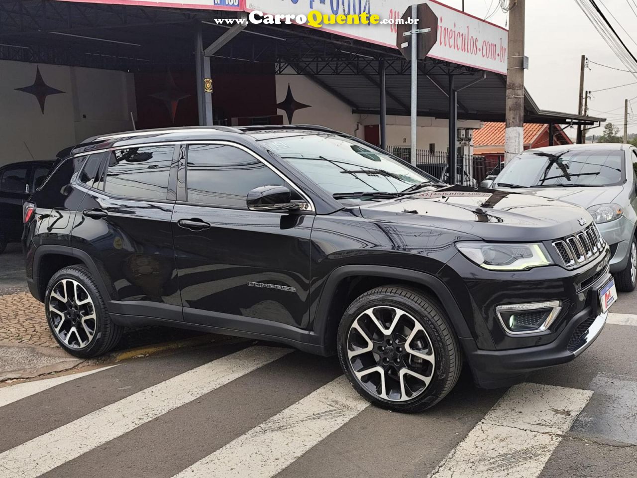 JEEP   COMPASS LIMITED 2.0 4X2 FLEX 16V AUT.   PRETO 2019 2.0 FLEX - Loja