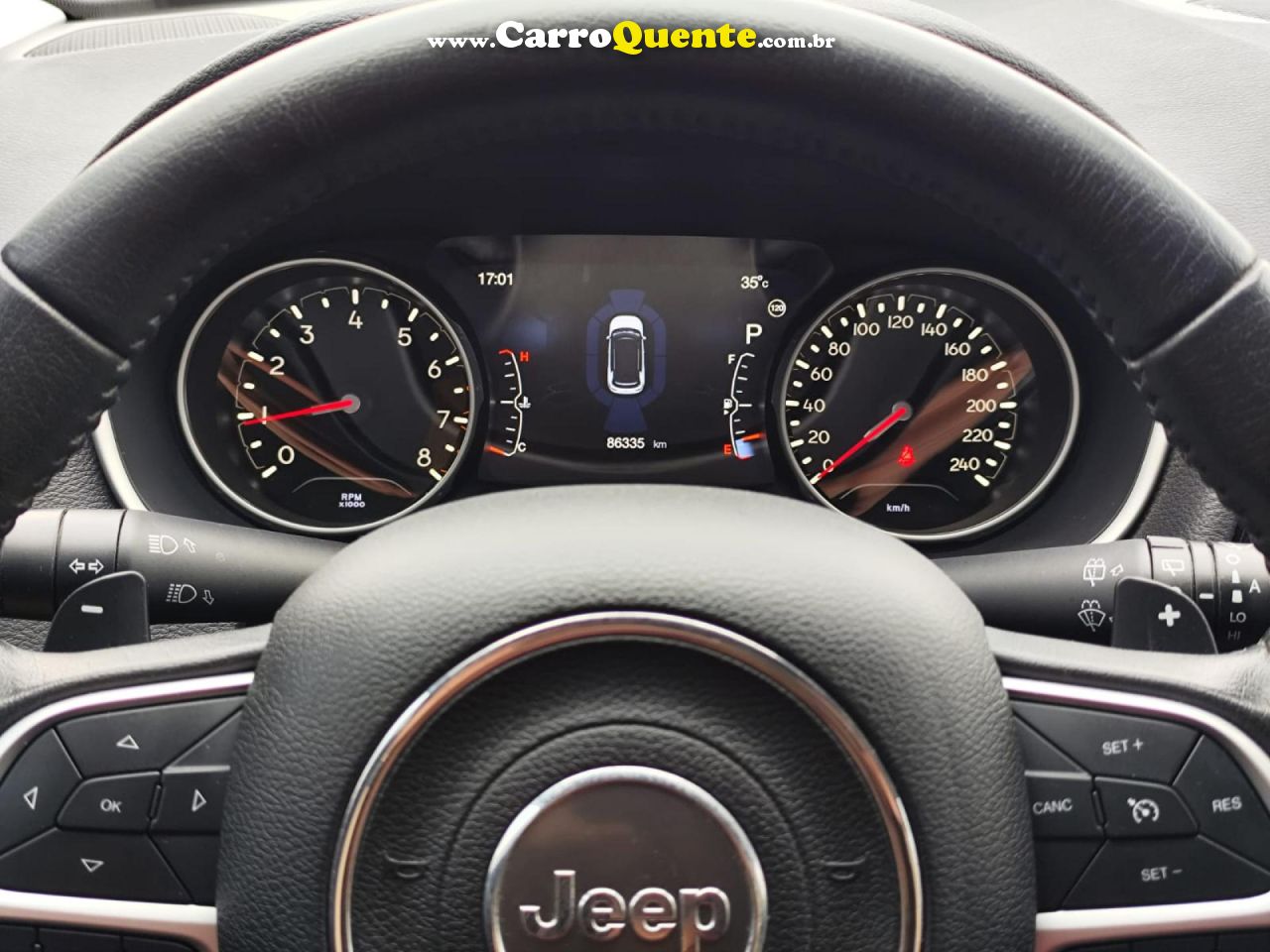 JEEP   COMPASS LIMITED 2.0 4X2 FLEX 16V AUT.   PRETO 2019 2.0 FLEX - Loja
