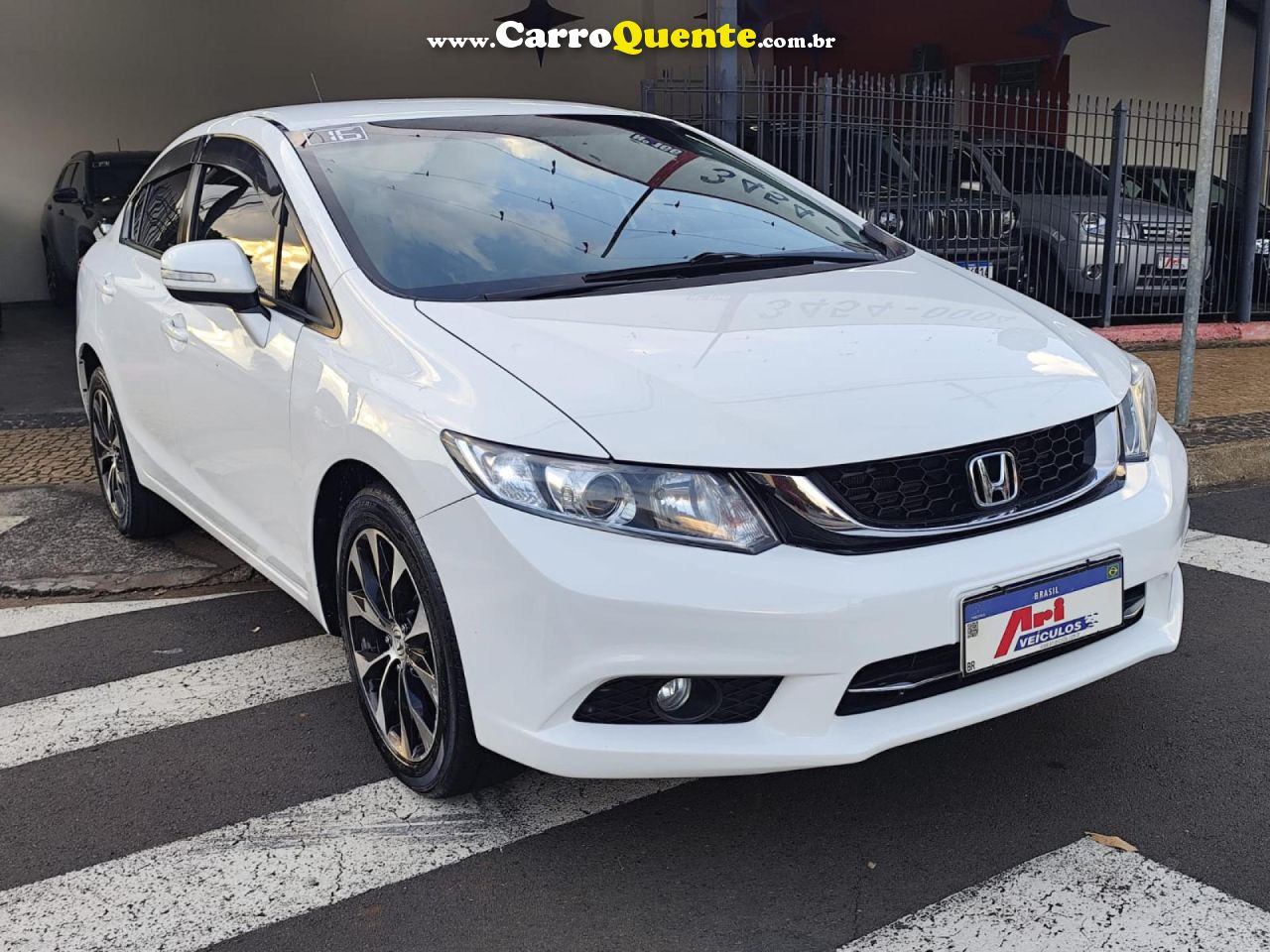 HONDA   CIVIC SEDAN LXR 2.0 FLEXONE 16V AUT. 4P   BRANCO 2016 2.0 FLEX - Loja
