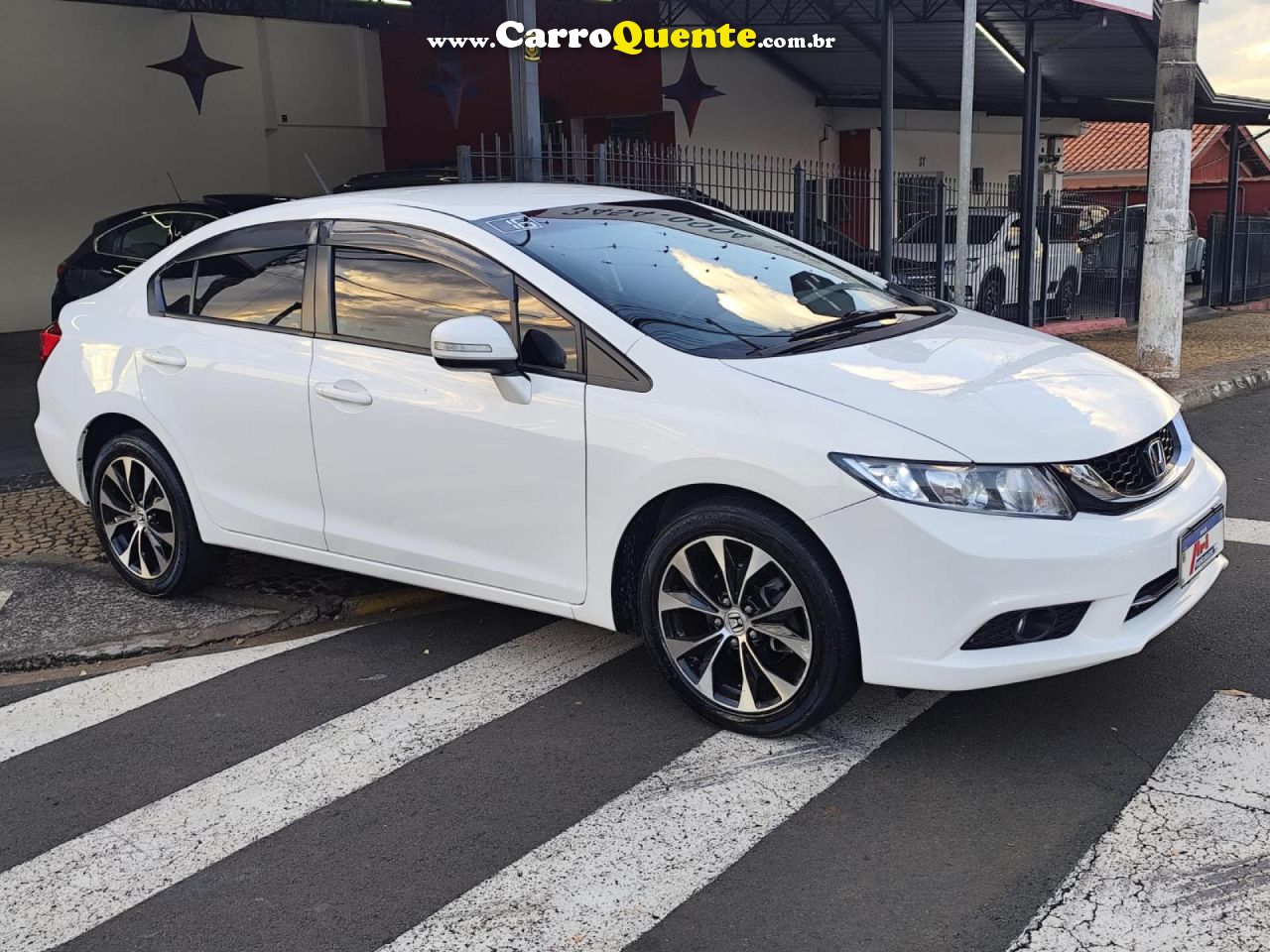 HONDA   CIVIC SEDAN LXR 2.0 FLEXONE 16V AUT. 4P   BRANCO 2016 2.0 FLEX - Loja
