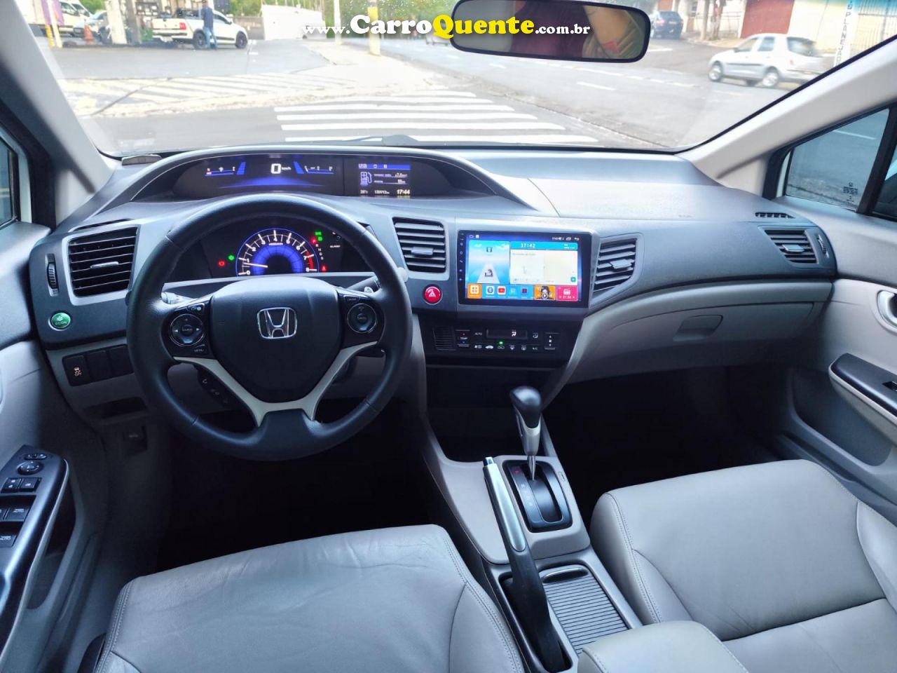 HONDA   CIVIC SEDAN LXR 2.0 FLEXONE 16V AUT. 4P   BRANCO 2016 2.0 FLEX - Loja