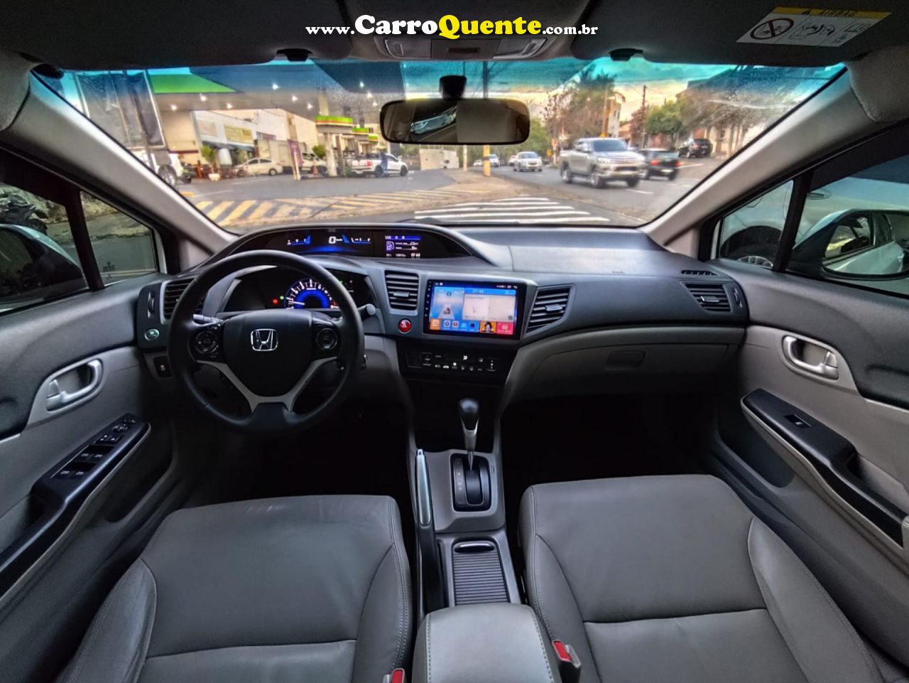 HONDA   CIVIC SEDAN LXR 2.0 FLEXONE 16V AUT. 4P   BRANCO 2016 2.0 FLEX - Loja