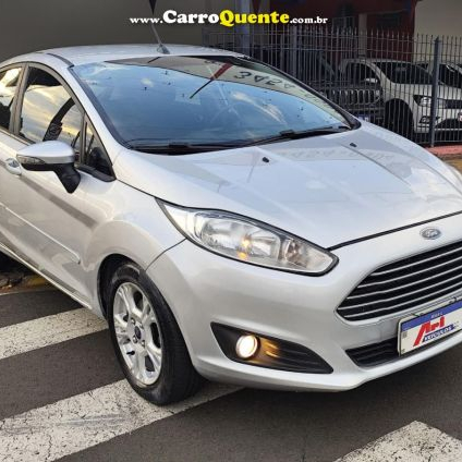 FORD   NEW FIESTA HA 1.5 L SE   PRATA 2015 1.5 FLEX