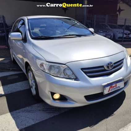 TOYOTA   COROLLA XLI 1.6 16V 110CV AUT.   PRATA 2009 1.6 GASOLINA