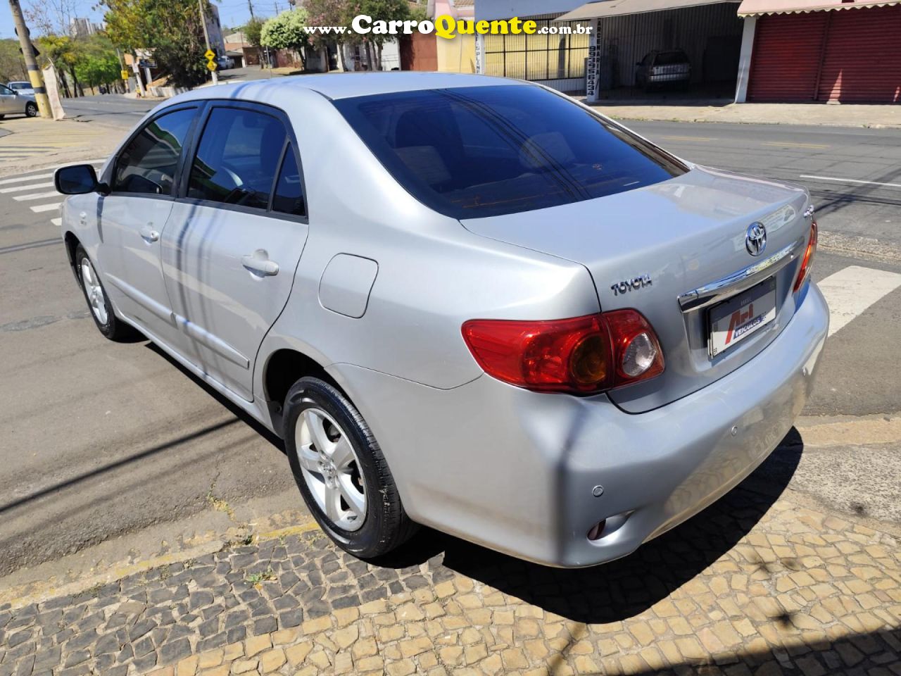 TOYOTA   COROLLA XLI 1.6 16V 110CV AUT.   PRATA 2009 1.6 GASOLINA - Loja