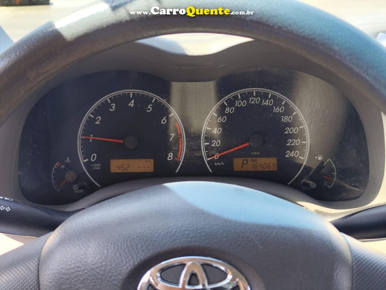 TOYOTA   COROLLA XLI 1.6 16V 110CV AUT.   PRATA 2009 1.6 GASOLINA - Loja