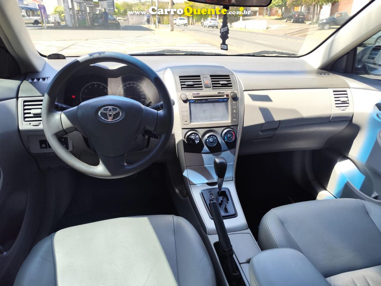 TOYOTA   COROLLA XLI 1.6 16V 110CV AUT.   PRATA 2009 1.6 GASOLINA - Loja