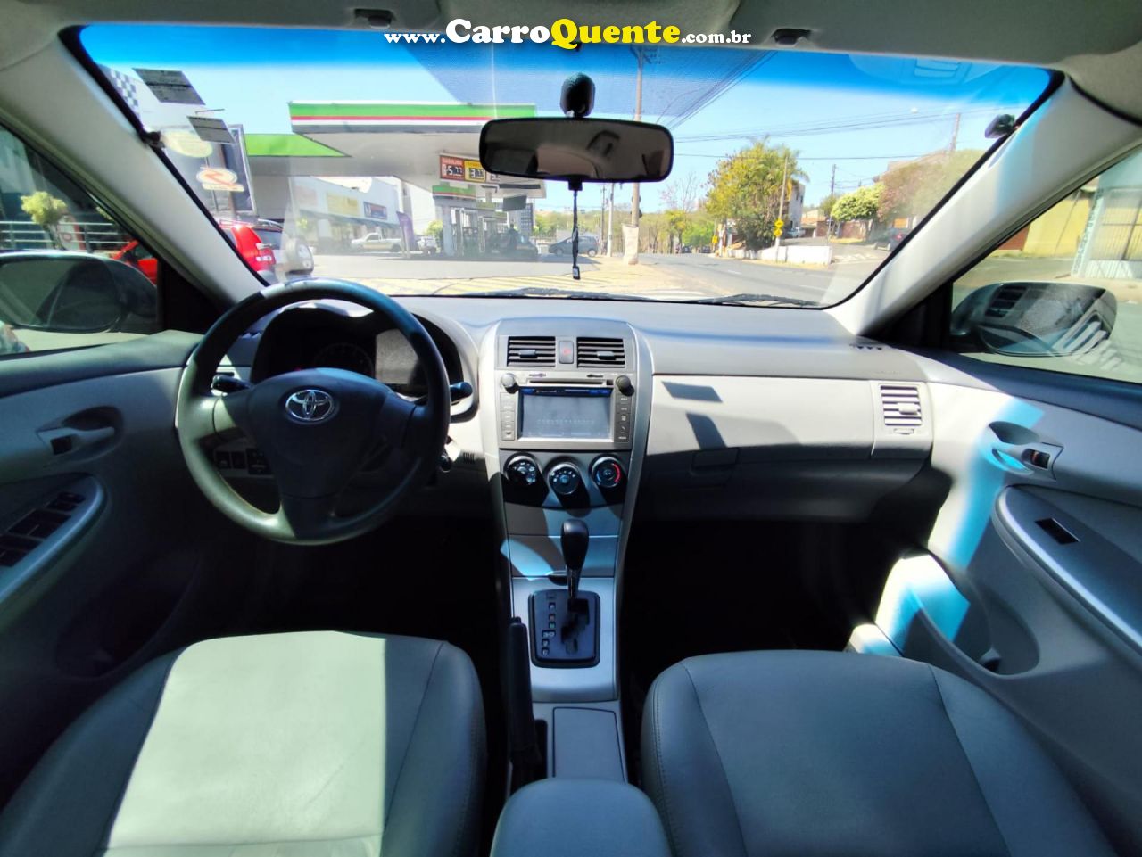 TOYOTA   COROLLA XLI 1.6 16V 110CV AUT.   PRATA 2009 1.6 GASOLINA - Loja