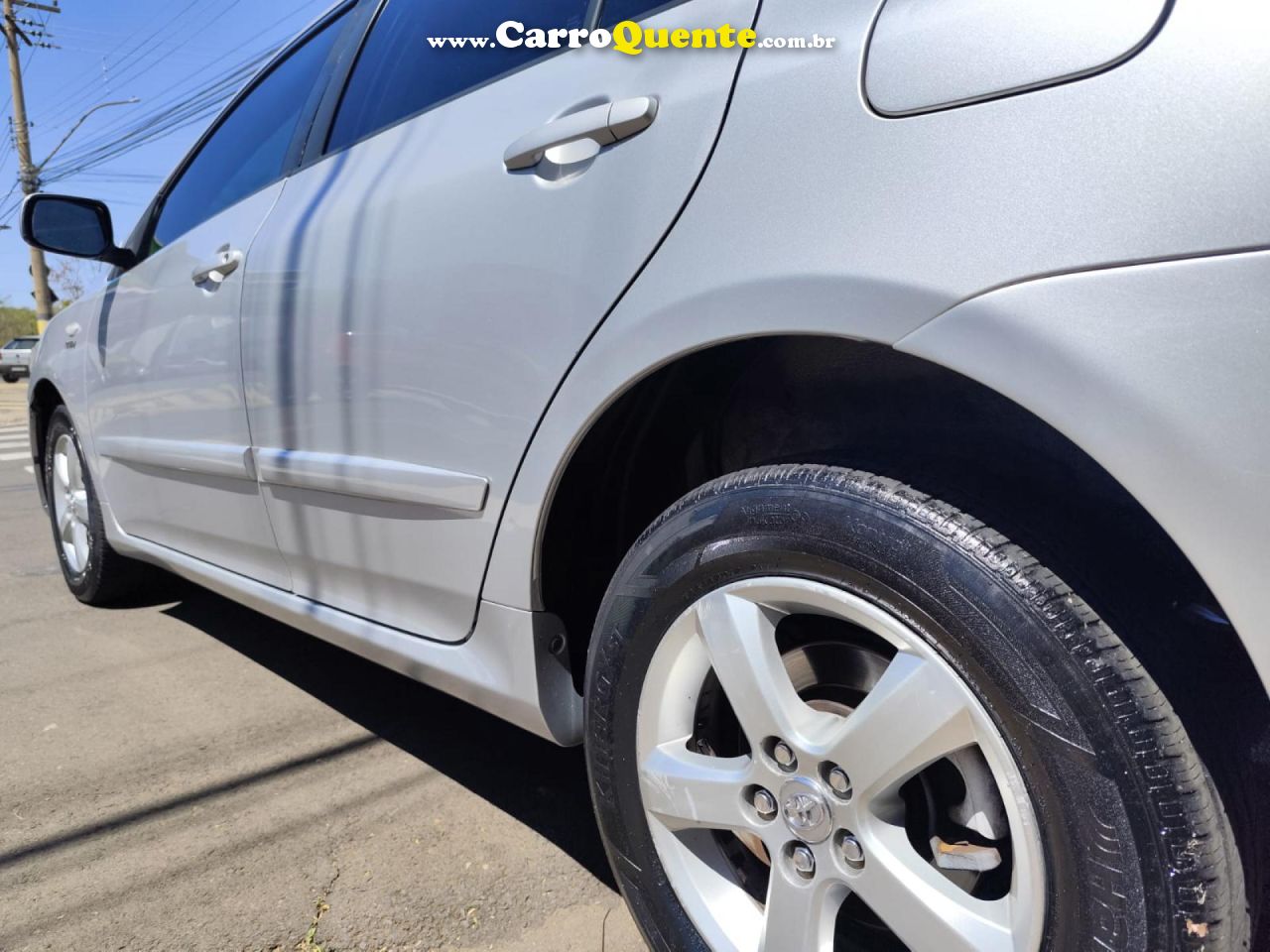 TOYOTA   COROLLA XLI 1.6 16V 110CV AUT.   PRATA 2009 1.6 GASOLINA - Loja