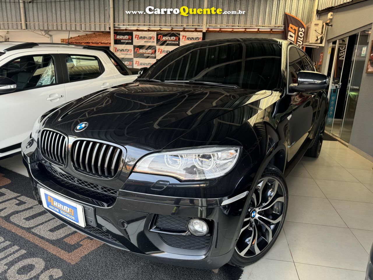 BMW   X6 XDRIVE 35I 3.0 306CV BI-TURBO   PRETO 2014 3.0 GASOLINA - Loja
