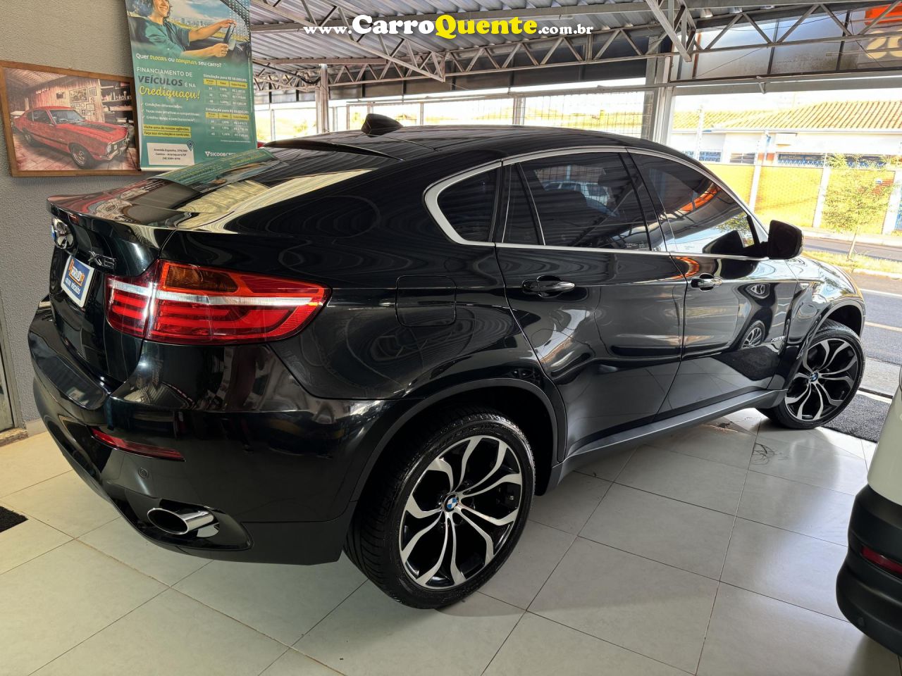 BMW   X6 XDRIVE 35I 3.0 306CV BI-TURBO   PRETO 2014 3.0 GASOLINA - Loja