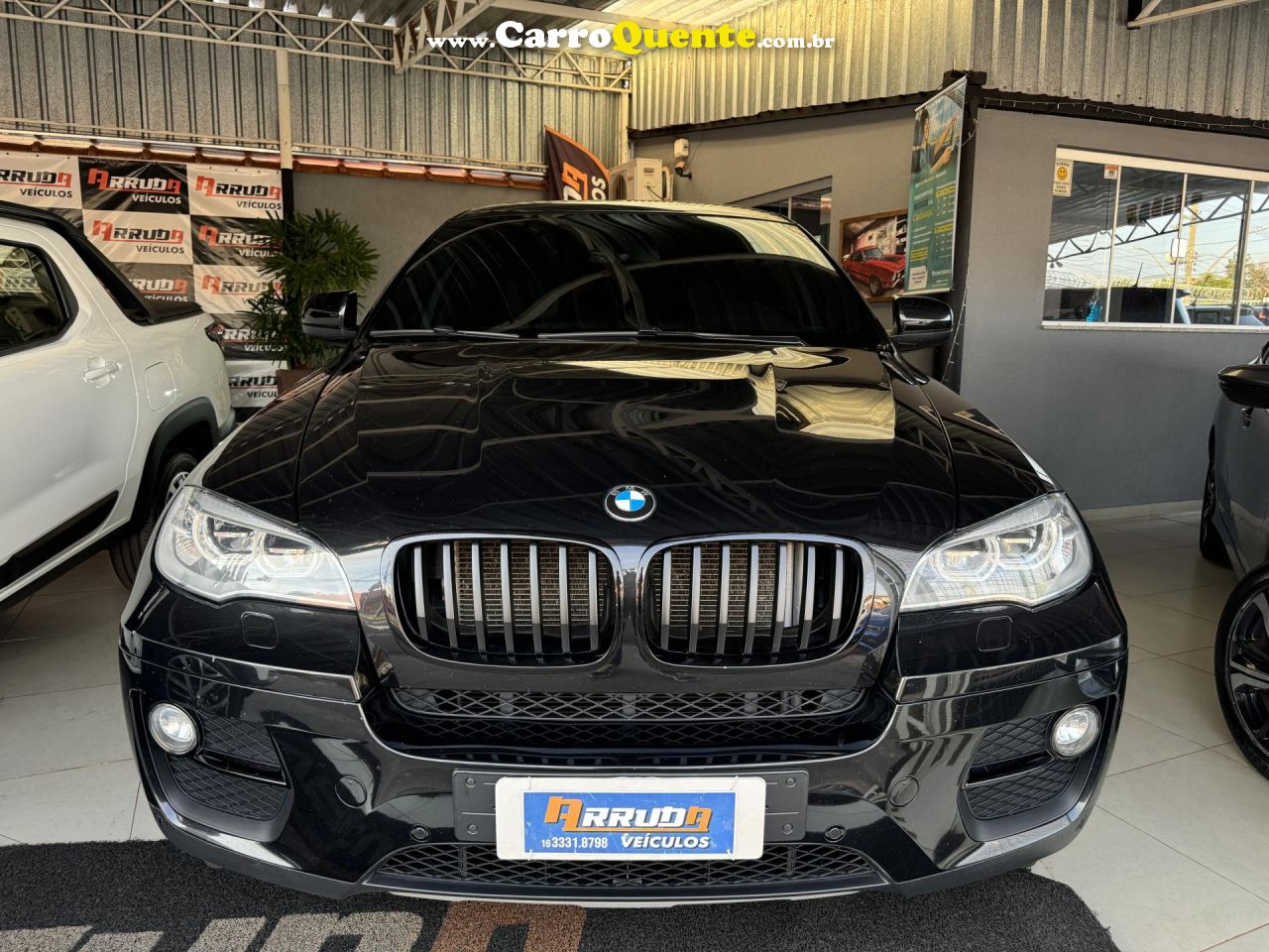 BMW   X6 XDRIVE 35I 3.0 306CV BI-TURBO   PRETO 2014 3.0 GASOLINA - Loja