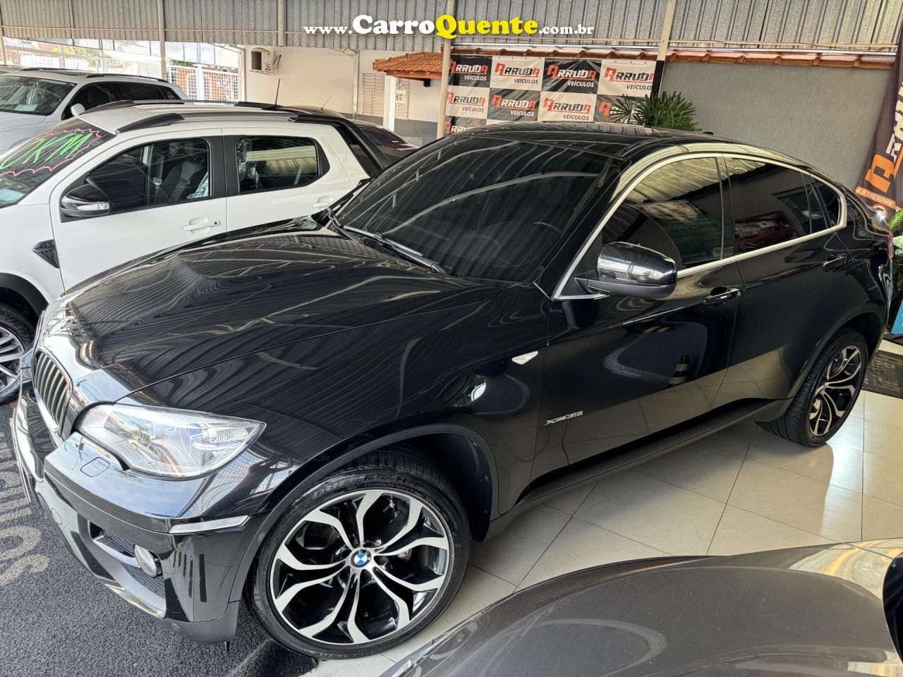 BMW   X6 XDRIVE 35I 3.0 306CV BI-TURBO   PRETO 2014 3.0 GASOLINA - Loja