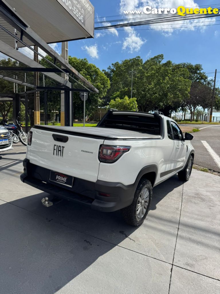 FIAT   STRADA FREEDOM 1.3 FLEX 8V  CS PLUS   BRANCO 2022 1.3 FLEX - Loja