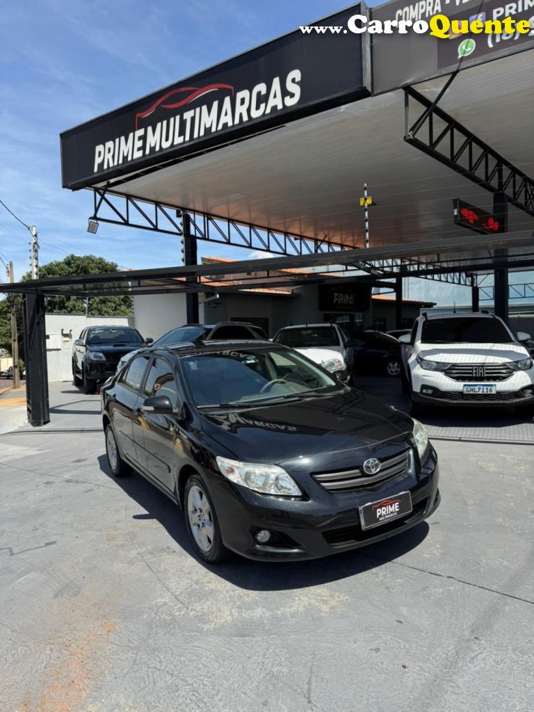 TOYOTA   COROLLA XEI 1.81.8 FLEX 16V AUT.   PRETO 2010 1.8 FLEX - Loja