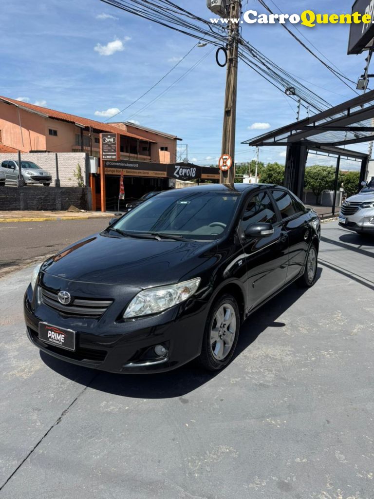 TOYOTA   COROLLA XEI 1.81.8 FLEX 16V AUT.   PRETO 2010 1.8 FLEX - Loja