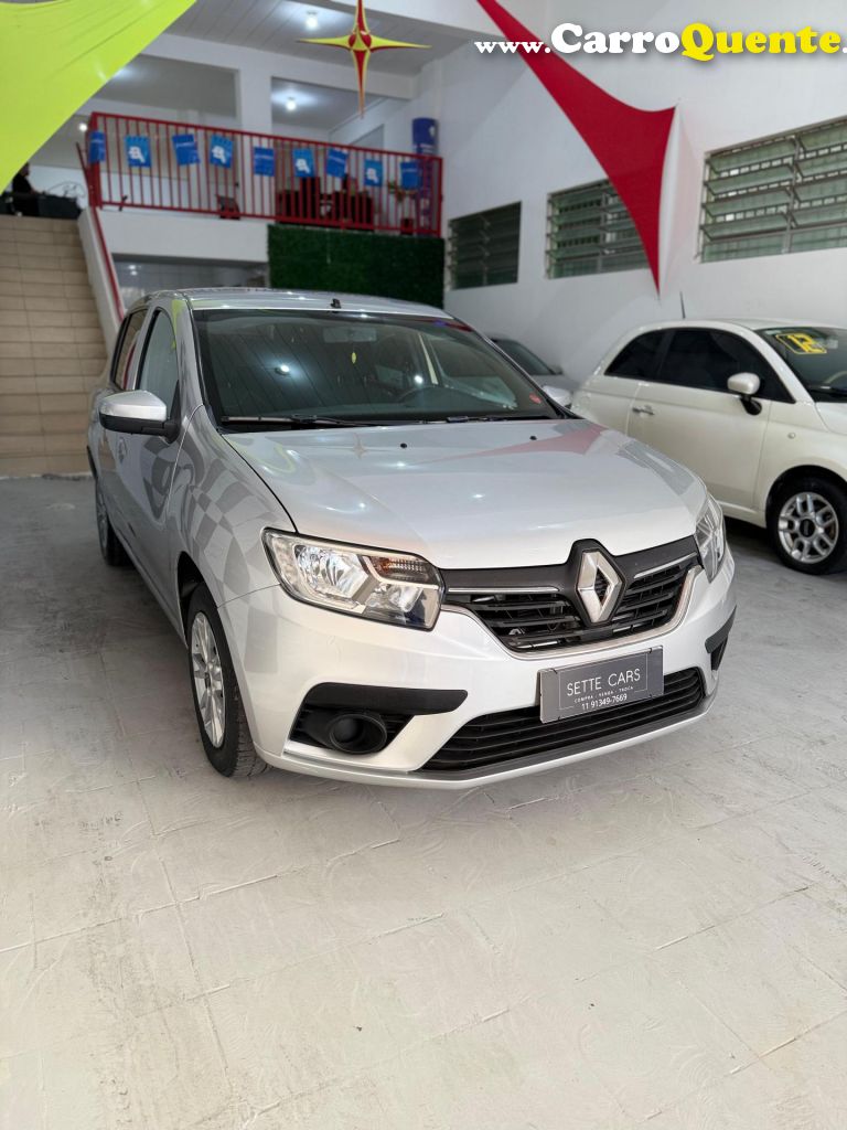 RENAULT   SANDERO ZEN FLEX 1.6 16V 5P MEC.   PRATA 2020 1.6 FLEX - Loja