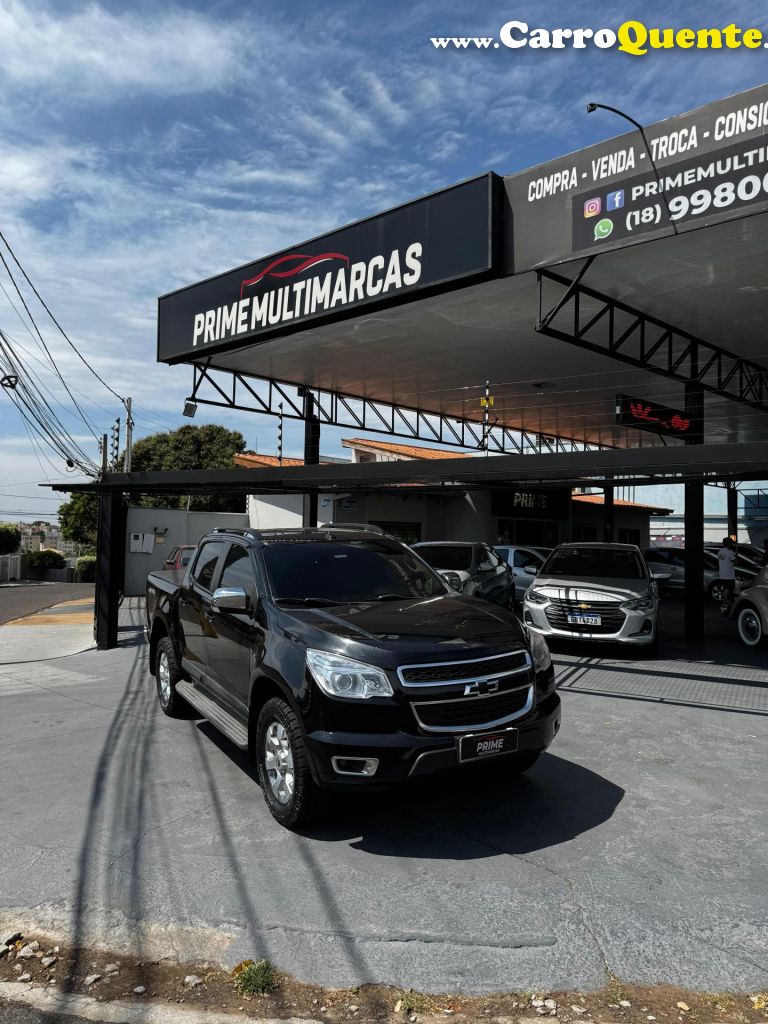 CHEVROLET   S10 PICK-UP LTZ 2.8 TDI 4X4 CD DIES.AUT   PRETO 2014 2.8 GASOLINA - Loja