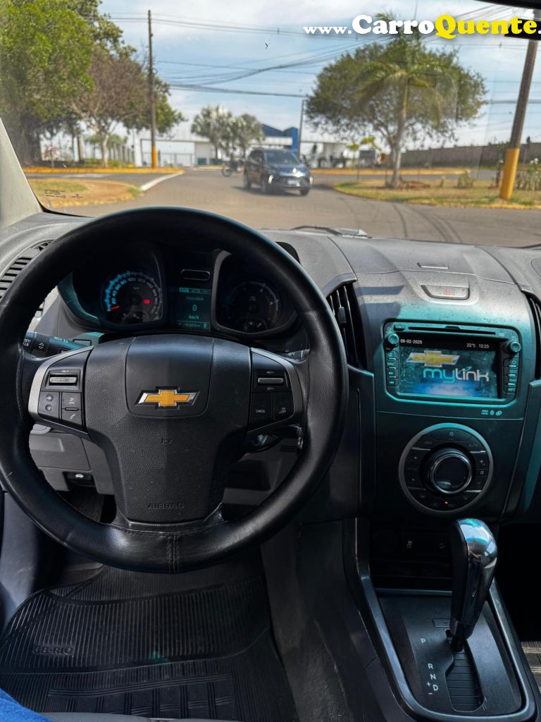 CHEVROLET   S10 PICK-UP LTZ 2.8 TDI 4X4 CD DIES.AUT   PRETO 2014 2.8 GASOLINA - Loja