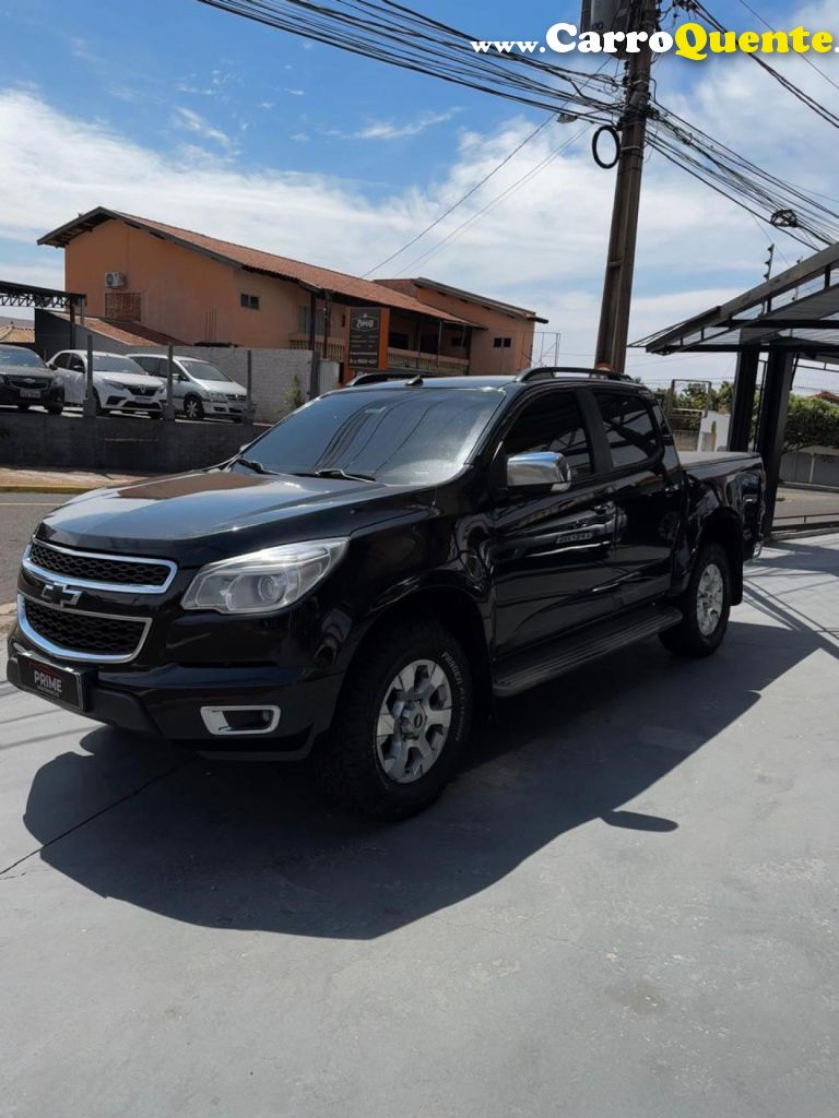 CHEVROLET   S10 PICK-UP LTZ 2.8 TDI 4X4 CD DIES.AUT   PRETO 2014 2.8 GASOLINA - Loja