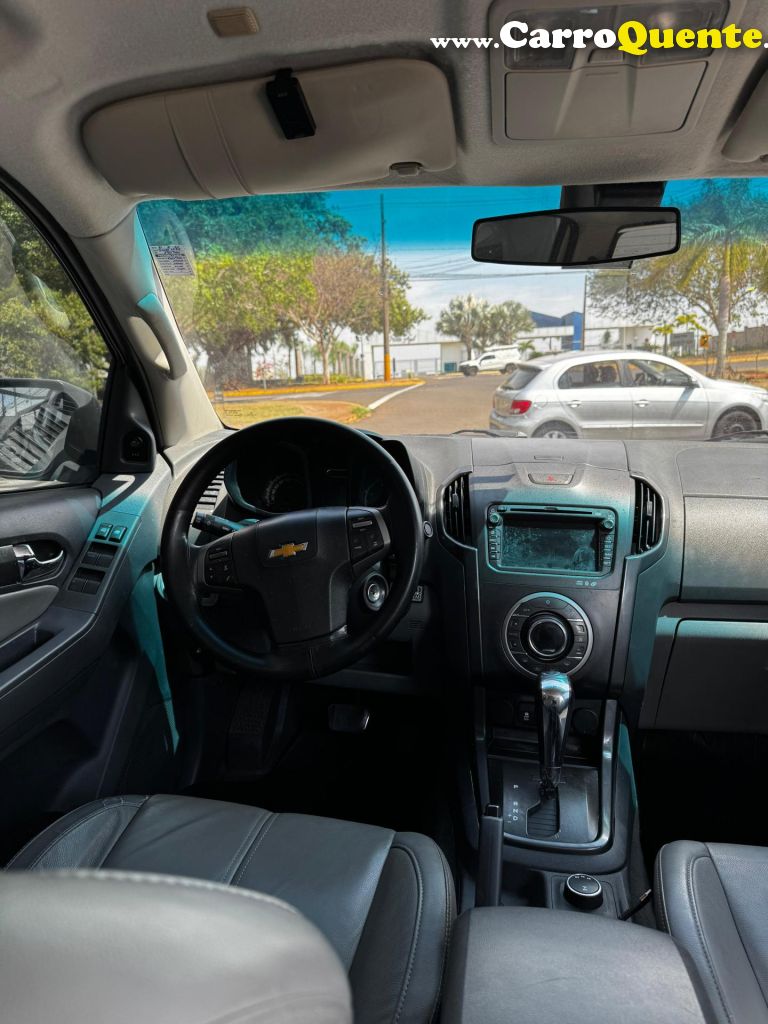 CHEVROLET   S10 PICK-UP LTZ 2.8 TDI 4X4 CD DIES.AUT   PRETO 2014 2.8 GASOLINA - Loja
