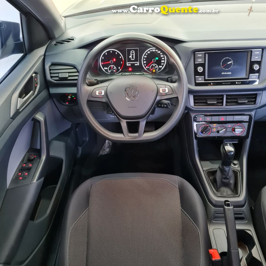 VOLKSWAGEN   T-CROSS SENSE 200 TSI 1.0 FLEX 5P AUT.   PRATA 2024 1.0 FLEX - Loja
