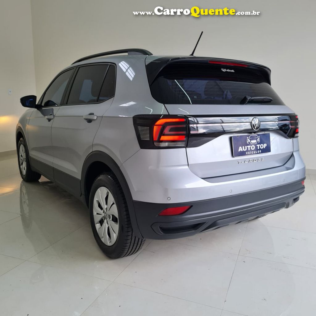 VOLKSWAGEN   T-CROSS SENSE 200 TSI 1.0 FLEX 5P AUT.   PRATA 2024 1.0 FLEX - Loja