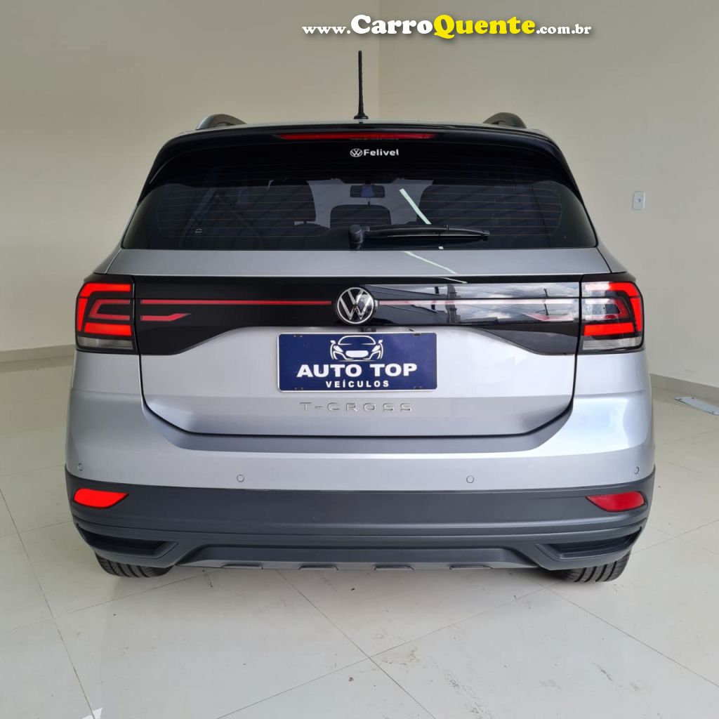 VOLKSWAGEN   T-CROSS SENSE 200 TSI 1.0 FLEX 5P AUT.   PRATA 2024 1.0 FLEX - Loja