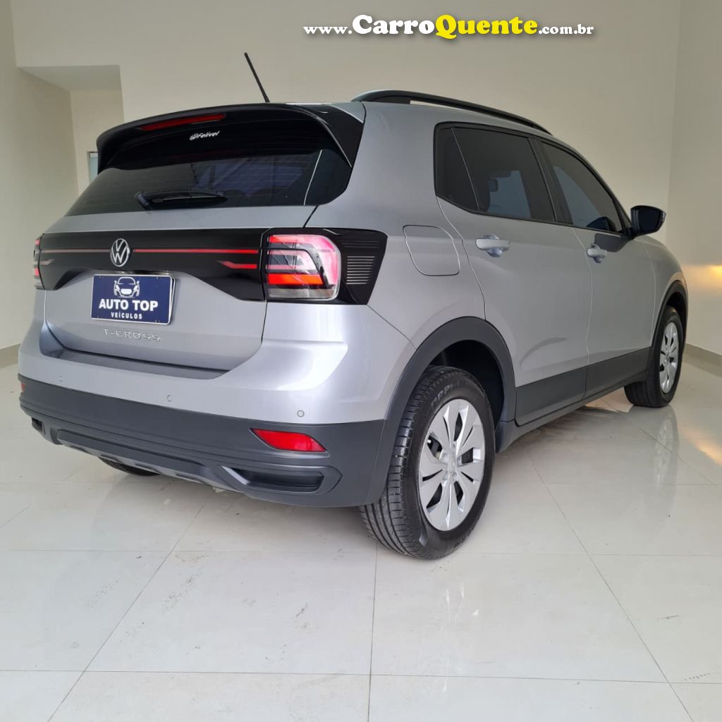 VOLKSWAGEN   T-CROSS SENSE 200 TSI 1.0 FLEX 5P AUT.   PRATA 2024 1.0 FLEX - Loja