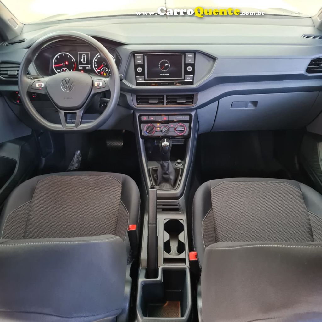 VOLKSWAGEN   T-CROSS SENSE 200 TSI 1.0 FLEX 5P AUT.   PRATA 2024 1.0 FLEX - Loja